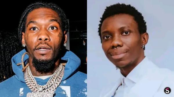 American Rapper, Offset Reacts To A Post Uploaded By Blaqbonez